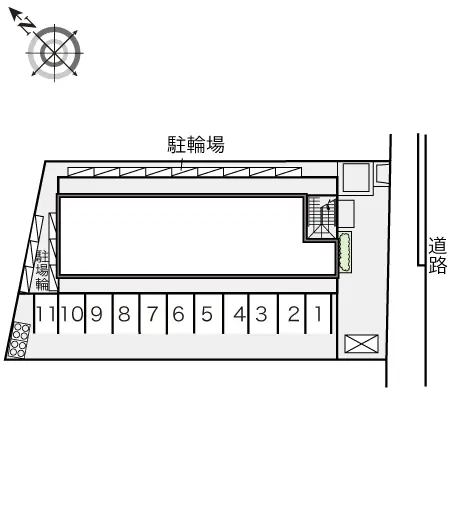 ★手数料０円★枚方市甲斐田東町　月極駐車場（LP）